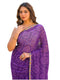 Vasthrlay Georgette Bandhani Orange Saree