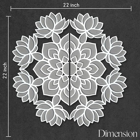 Island Rangoli Nity Design | Crochet Series | Rangoli Mat