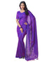 Vasthrlay Womens Sequence Unstitched Red Saree