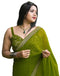 Vasthrlay Georgette Leheriya Unstitched Blue Saree