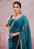 Vasthrlay Green Embroidery Saree