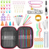 100 Pcs Crochet Hook Set with Yarn Knitting Needles