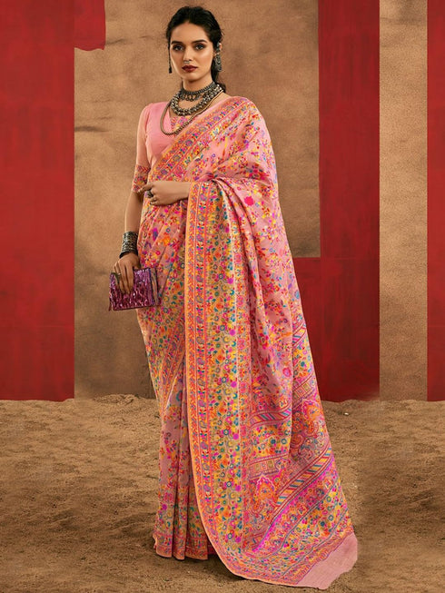 Vasthrlay Paithani Unstitched Elegant Traditional Saree