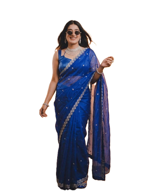 Vasthrlay Traditional Unstitched Saree