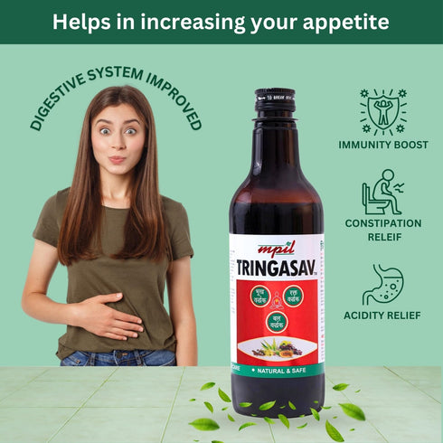 MPIL Tringasav Digestive Tonic Natural Appetiser Ayurvedic Tonic for