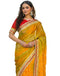 Vasthrlay Bandhani Embroidery Unstitched Pink Saree