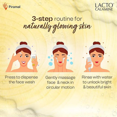 Lacto Calamine Ubtan Face Wash for Glowing Skin