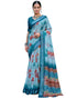 Vasthrlay Womens Unstitched Blouse White Saree