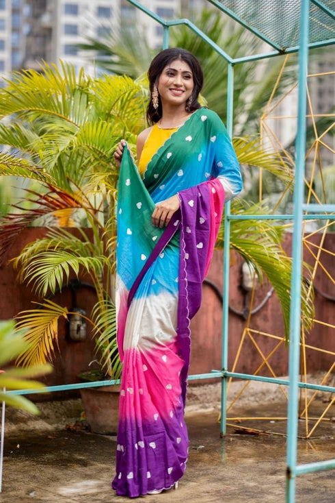 Vasthrlay Multicolor Lightweight Festive