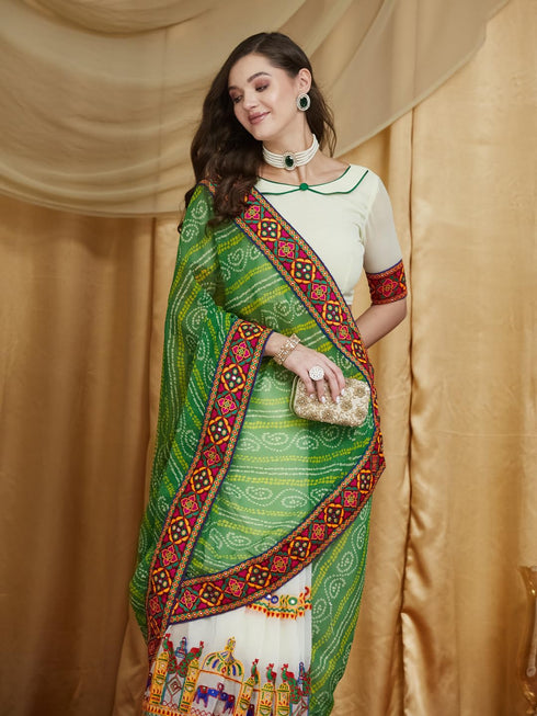 Vasthrlay Festival Embroidred Saree