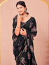 Vasthrlay Vichitra Printed Unstitched Maroon Saree