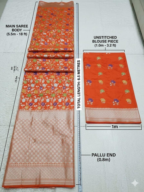 Vasthrlay Meenakari Banarasi Multicolour