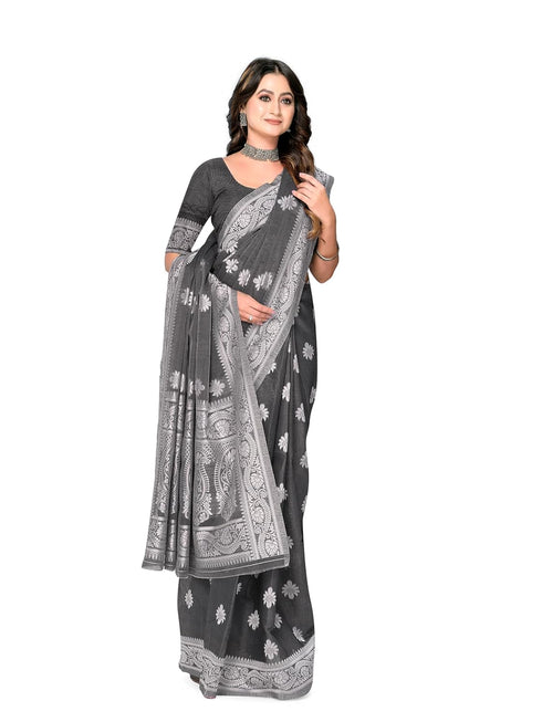 VasthrlayWomen's Banarasi Kanchipuram Saree