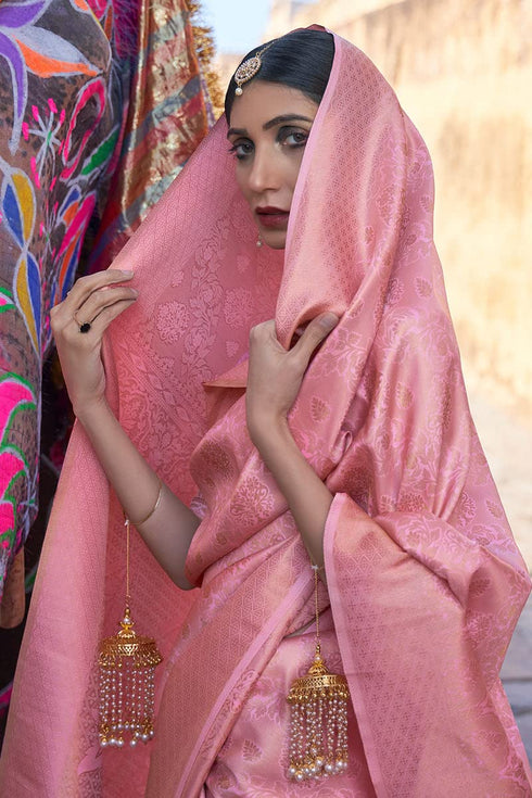 Vasthrlay Kanjivaram Designer Unstitched Occasions Saree