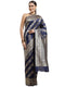 Vasthrlay Silver Banarasi Saree