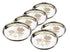 Steel Plate with Laser Design Set of 6 Plates (27 Cm)