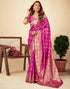Vasthrlay Gold Banarasi Saree
