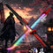 VikriDA Neon Sword Spark Blade Toy with Hit Sensor