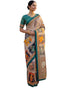 Vasthrlay Banglori Printed Unstitched Peach Saree