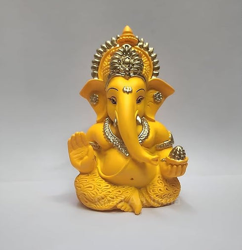 Gold Art India Mango Terracotta Finish Ganesha Idol