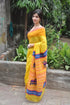 Vasthrlay Chanderi Printed Unstitched Kasam Yellow Free Ethnic Wear