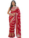 Vasthrlay Georgette Printed Orange Saree