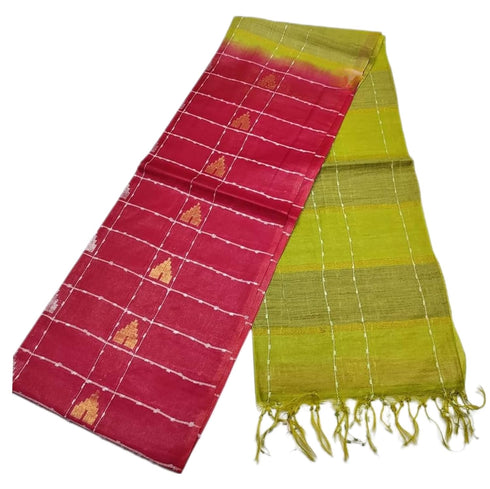 Vasthrlay Yellow Handloom Saree