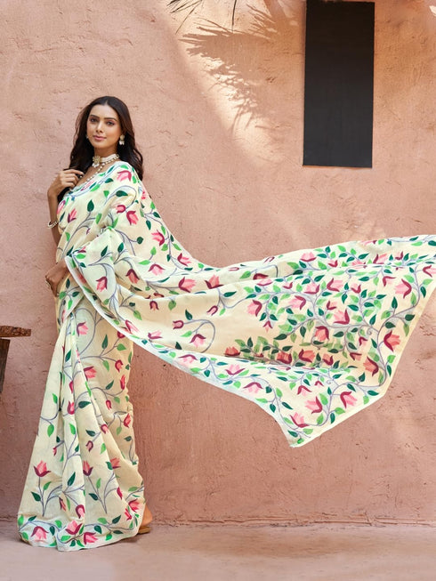 Vasthrlay Cotton Woven Saree