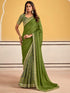 Vasthrlay Georgette Embroidered Unstitched Designer Ethnic Wear