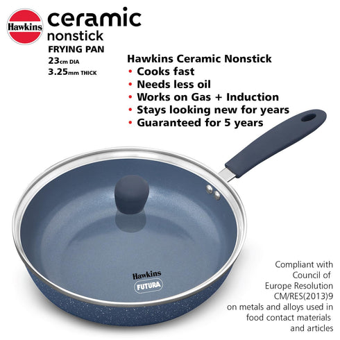 Hawkins Ceramic Nonstick Frying Pan 24 cm Diameter