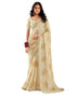 Vasthrlay Georgette Embroidery Unstitched Dark Green Saree