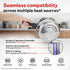 Prestige 3 Litre Stainless Steel Deluxe Alpha Svachh Outer Lid Pressure Cooker