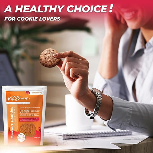 Kilobeaters Keto Friendly Almond Berry Dessert Cookies Biscuits