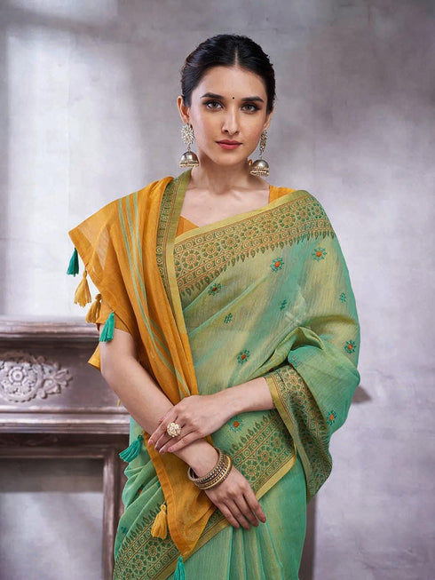 Vasthrlay Printed Unstitched Hs Ethnic Wear