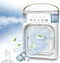 Portable Table Mist Fan with 5 Hole Spray