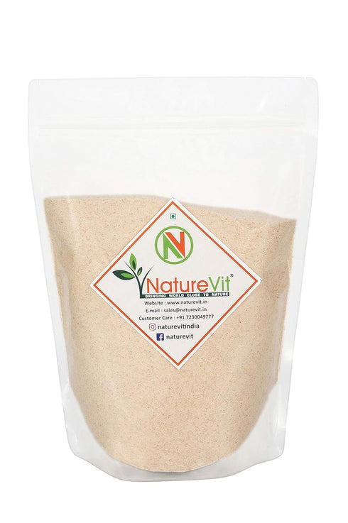 NatureVit Psyllium Husk Powder Natural Fiber for Keto & Gluten-Free Baking