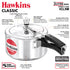 Hawkins Classic 3 Litre Inner Lid Aluminium Pressure Cooker