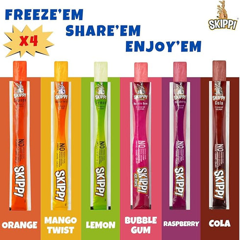 Skippi Ice Pops All Flavor Box of Skippi Natural Ice Pops