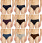 Dixcy Scott Plain/Solid Assorted Cotton Men's Briefs/Underwear - Pack of 9 (#Salsa-Brief-85 CM) (Color & Prints May Vary)