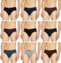 Dixcy Scott Plain/Solid Assorted Cotton Men's Briefs/Underwear - Pack of 9 (#Salsa-Brief-85 CM) (Color & Prints May Vary)