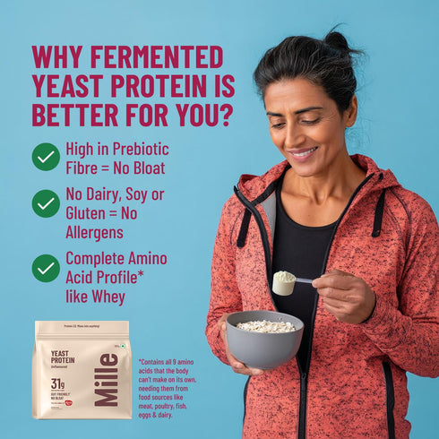 Mille Yeast Protein | Made with Fermented Yeast Protein Powder