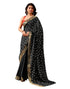 Vasthrlay Weaving Printed Unstitched Maroon Saree