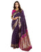 Vasthrlay Paithani Jacquard Unstitched Pink Saree