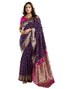 Vasthrlay Paithani Jacquard Unstitched Pink Saree