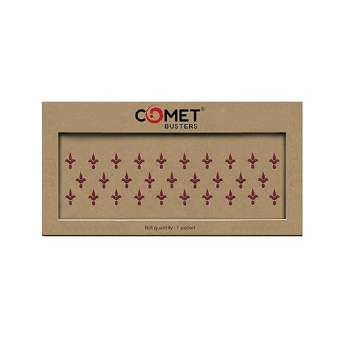 Comet Busters Maroon Abstract Design Bindis