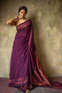 Vasthrlay Kanjivaram Cotton Lavender Ethnic Wear