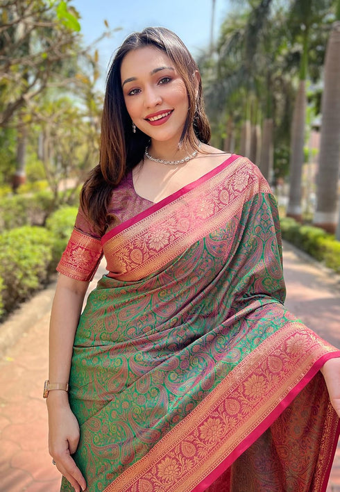 Vasthrlay Kanjivaram Handloom Blouse Ethnic Wear