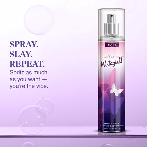 Layer'r Wottagirl Amber Kiss Body Splash