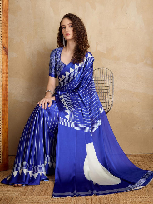 Vasthrlay Striped Printed Unstitched Rj Ethnic Wear