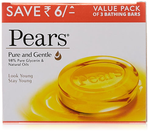Pears Soap Bars Pure and Gentle
